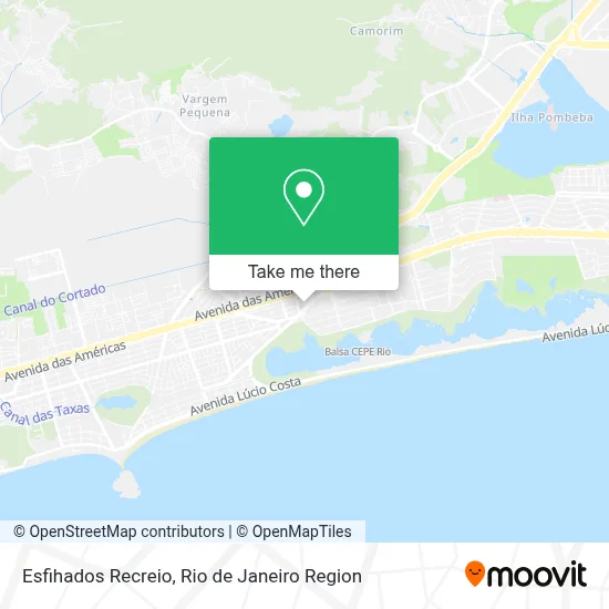 Esfihados Recreio map