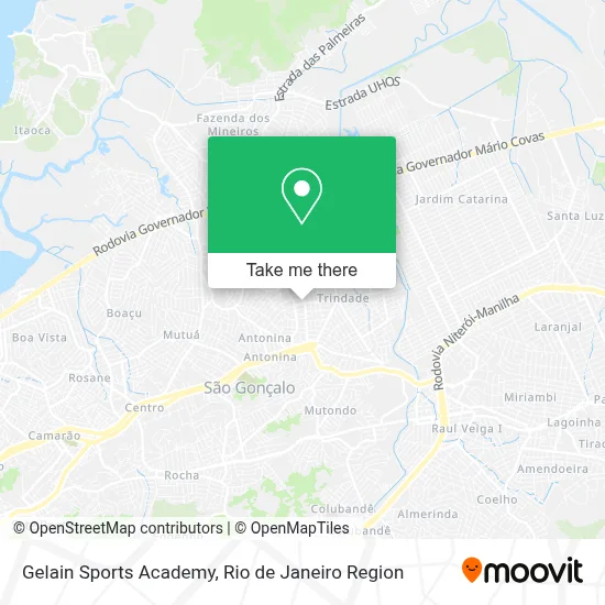 Gelain Sports Academy map