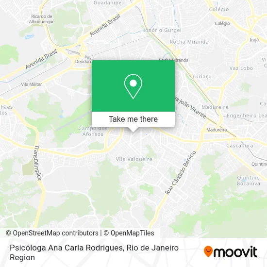 Psicóloga Ana Carla Rodrigues map