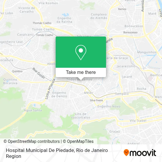 Hospital Municipal De Piedade map