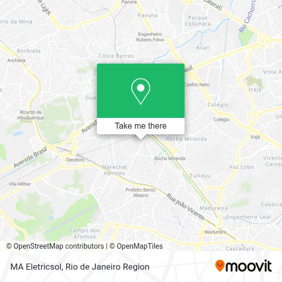 MA Eletricsol map
