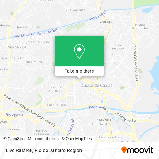 Live Rastrek map
