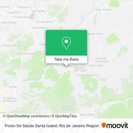 Posto De Saúde Santa Isabel map