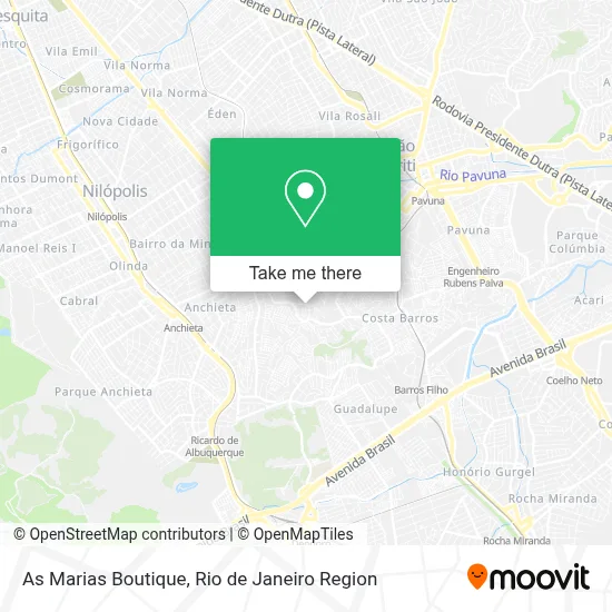 As Marias Boutique map