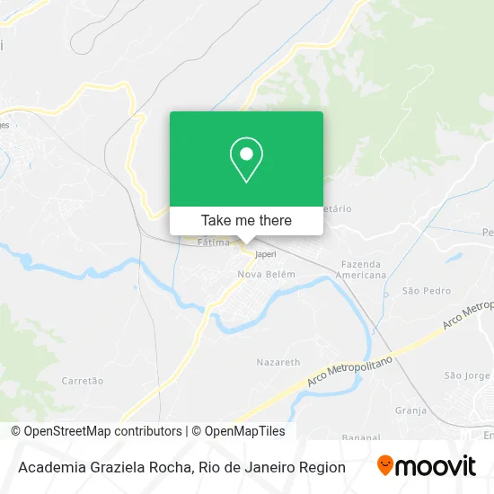 Academia Graziela Rocha map