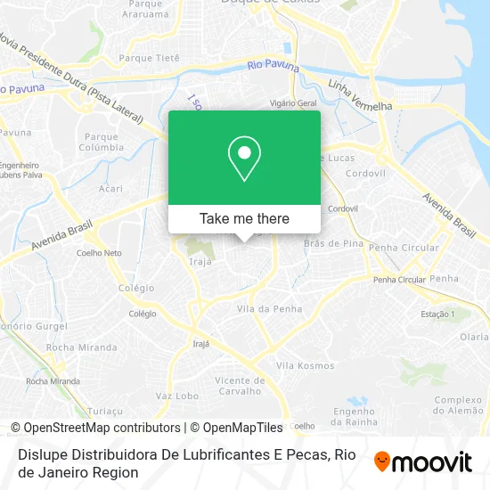 Dislupe Distribuidora De Lubrificantes E Pecas map