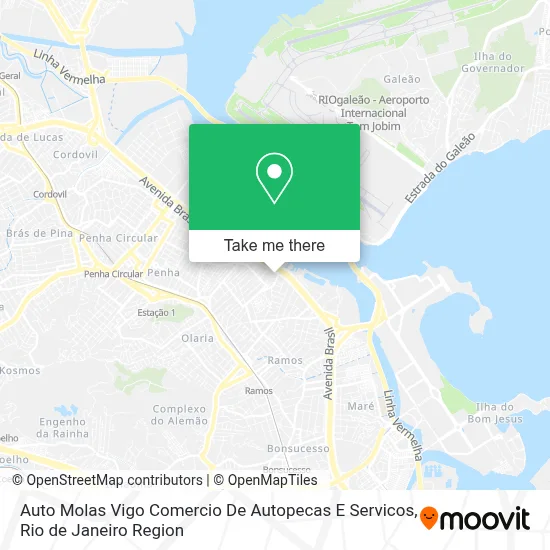 Auto Molas Vigo Comercio De Autopecas E Servicos map