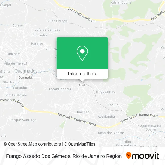 Frango Assado Dos Gêmeos map