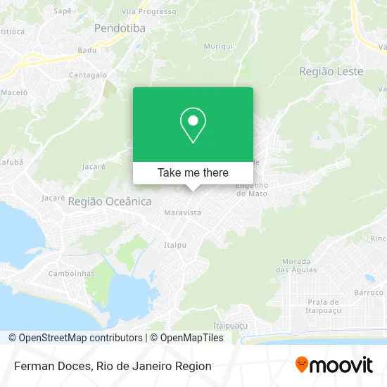 Ferman Doces map