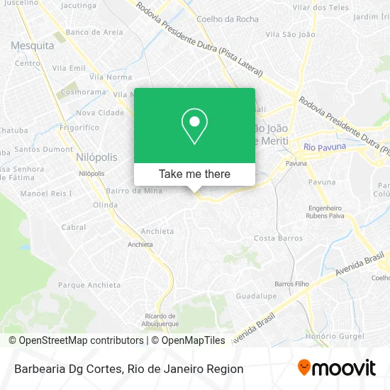 Barbearia Dg Cortes map