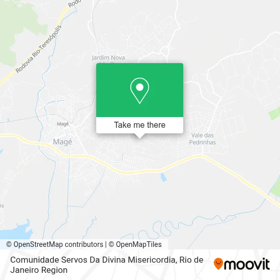 Comunidade Servos Da Divina Misericordia map