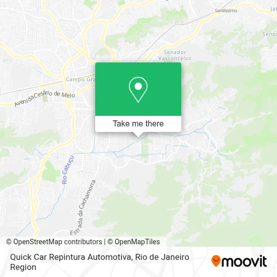 Quick Car Repintura Automotiva map