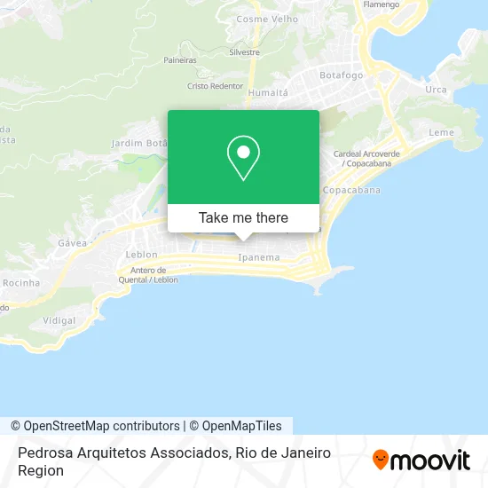 Pedrosa Arquitetos Associados map