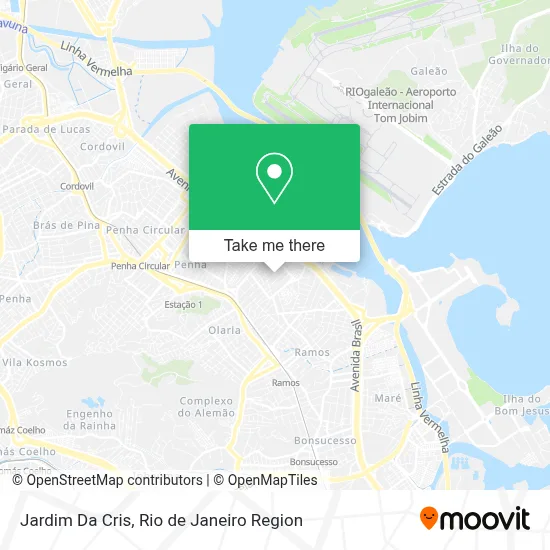Jardim Da Cris map