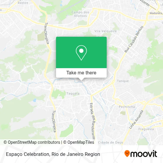 Espaço Celebration map