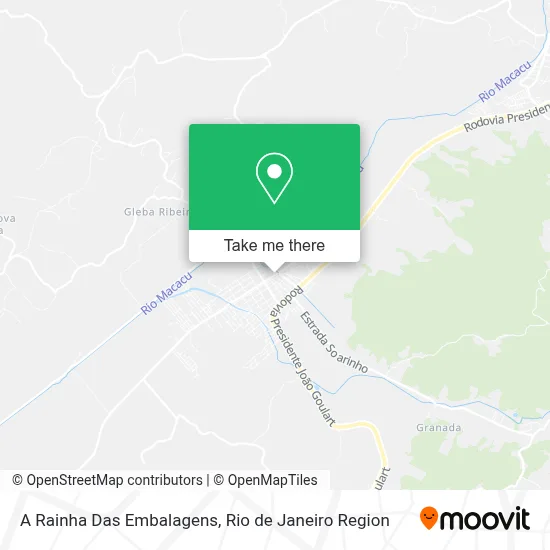 A Rainha Das Embalagens map