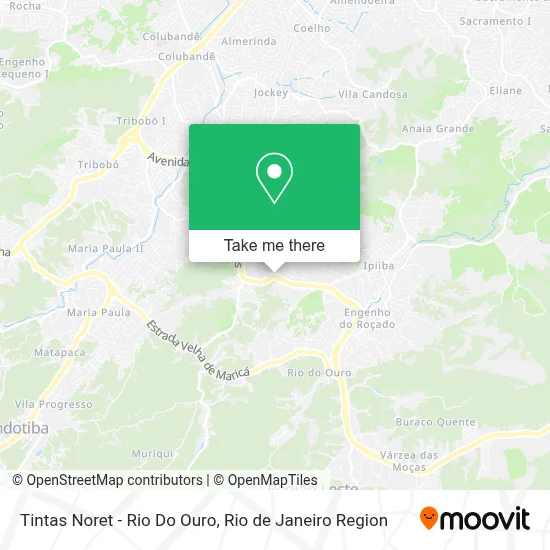 Tintas Noret - Rio Do Ouro map