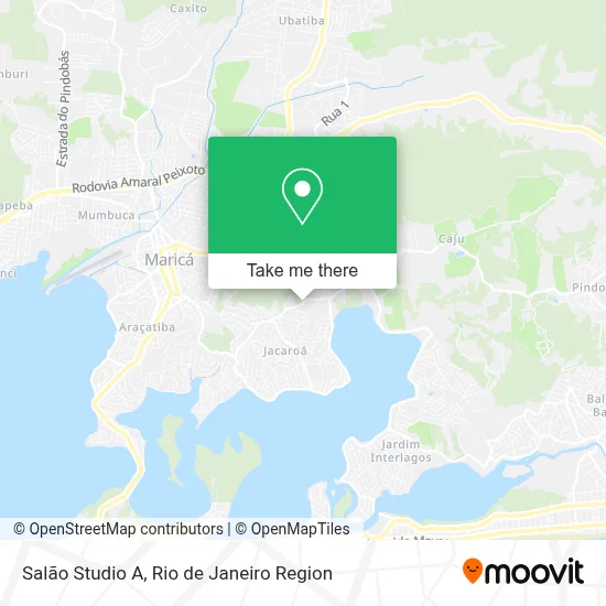 Salão Studio A map