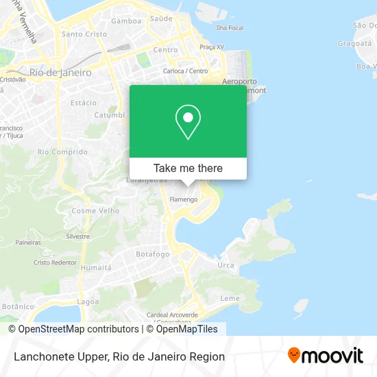 Lanchonete Upper map
