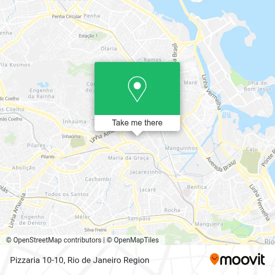 Pizzaria 10-10 map