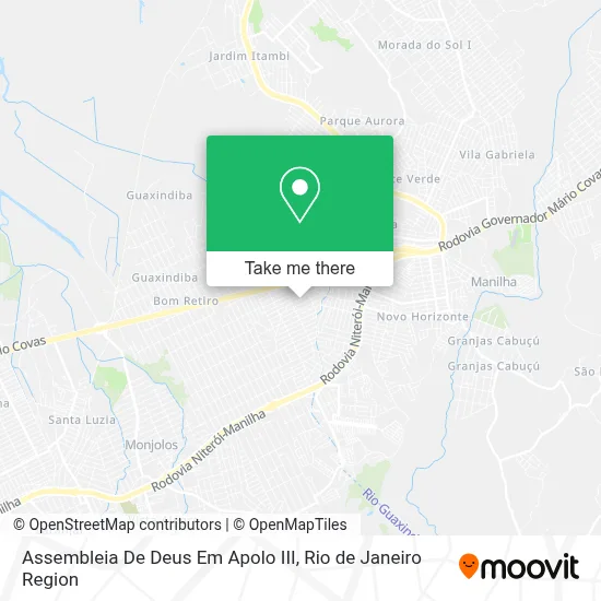 Assembleia De Deus Em Apolo III map
