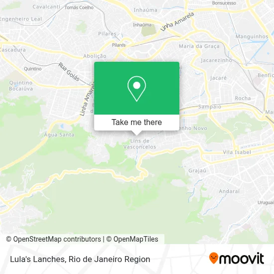 Lula's Lanches map
