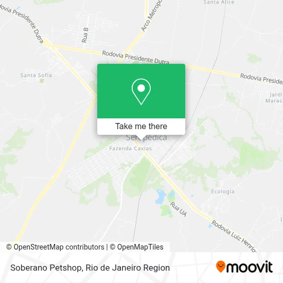 Soberano Petshop map