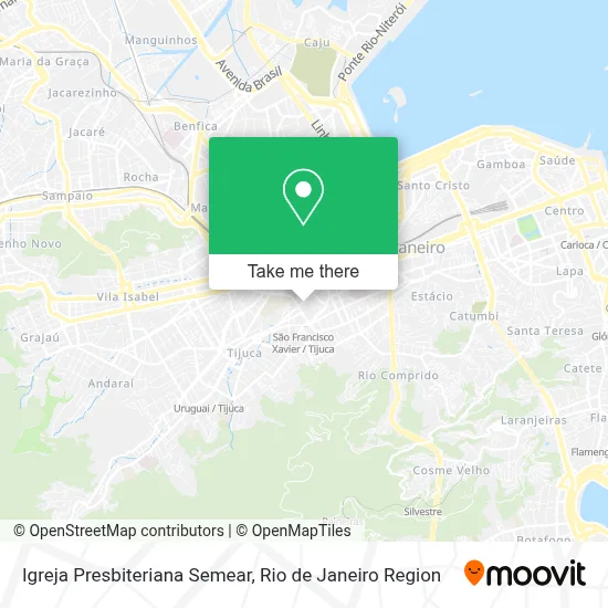Igreja Presbiteriana Semear map