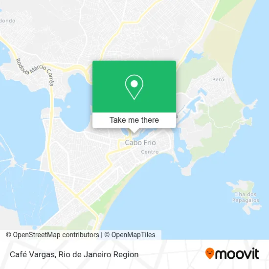 Café Vargas map