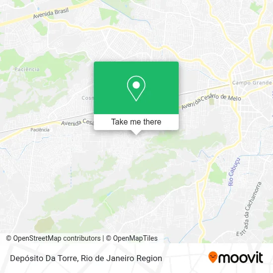 Depósito Da Torre map