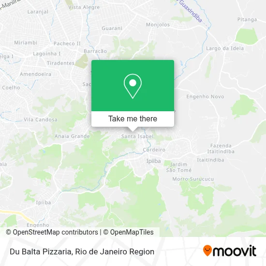 Du Balta Pizzaria map