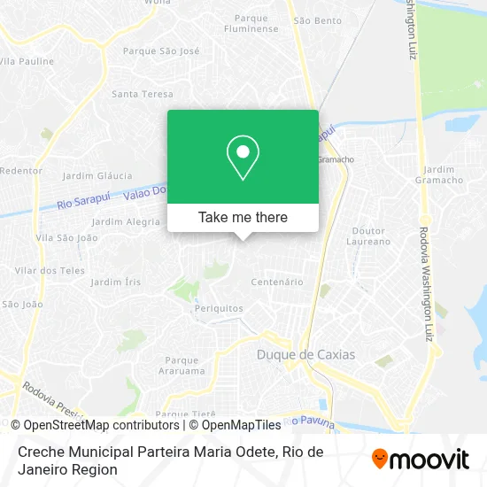 Creche Municipal Parteira Maria Odete map