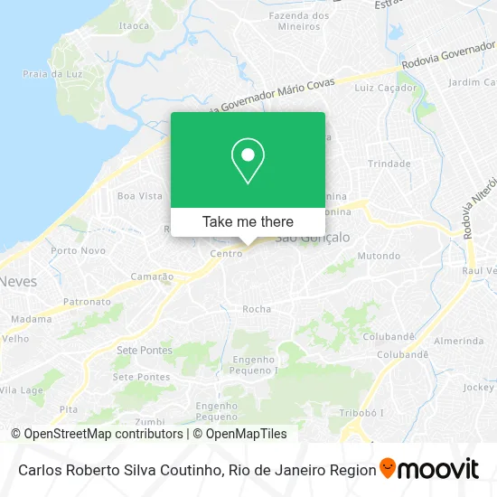 Carlos Roberto Silva Coutinho map