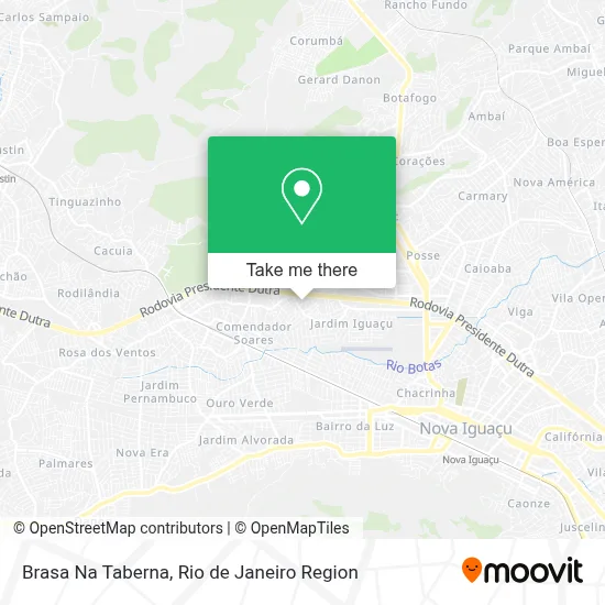 Brasa Na Taberna map