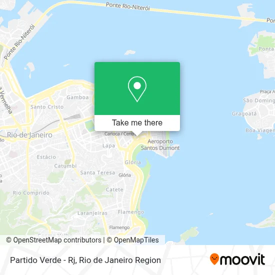 Partido Verde - Rj map