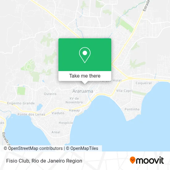 Fisio Club map