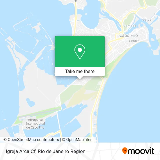 Igreja Arca Cf map