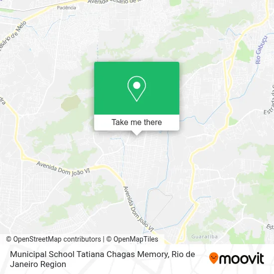 Municipal School Tatiana Chagas Memory map