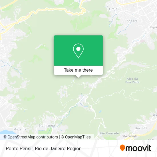 Ponte Pênsil map