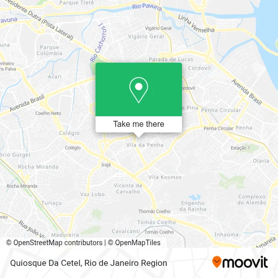 Quiosque Da Cetel map