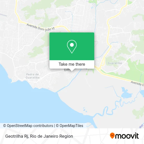 Geotrilha Rj map