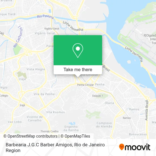 Barbearia J.G.C Barber Amigos map