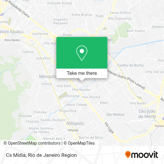 Cs Mídia map