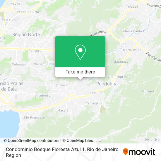 Condominio Bosque Floresta Azul 1 map