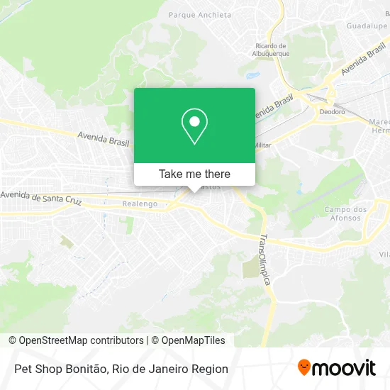 Pet Shop Bonitão map