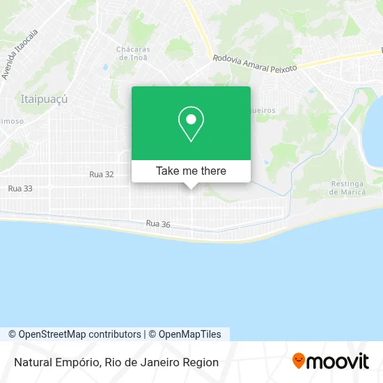 Natural Empório map