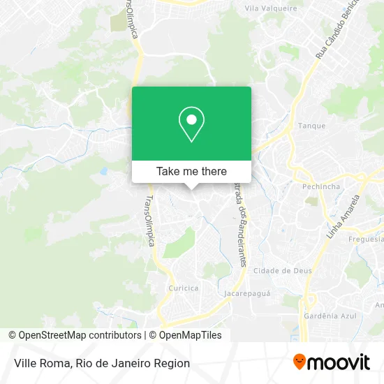 Ville Roma map