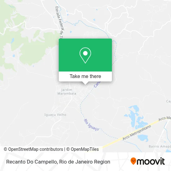 Recanto Do Campello map