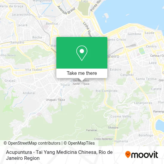 Acupuntura - Tai Yang Medicina Chinesa map