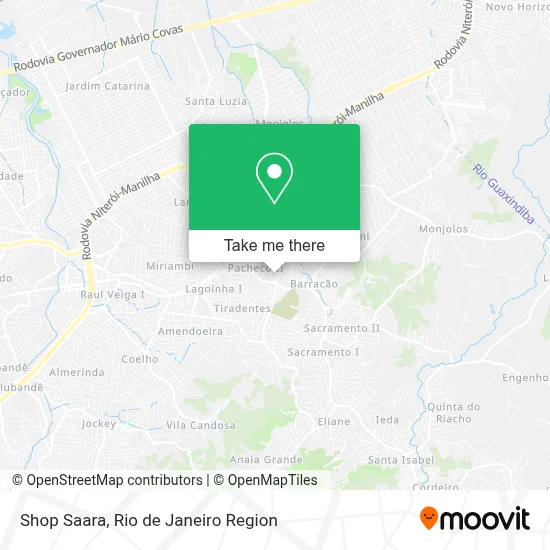 Shop Saara map